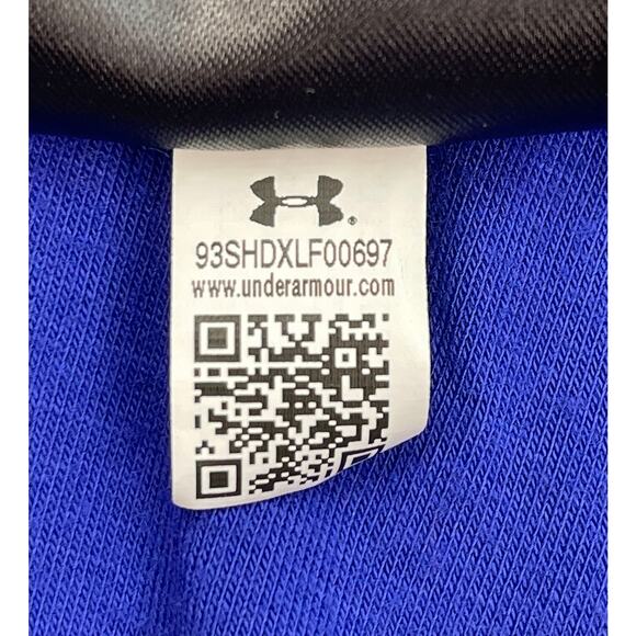 Under Armour ColdGear Henley Sz S Women's Blue Purple Iris Long Length Knit Top - Picture 6 of 7